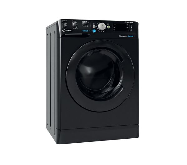 INDESIT BDE 86436X B UK N 8 kg Washer Dryer - Black
