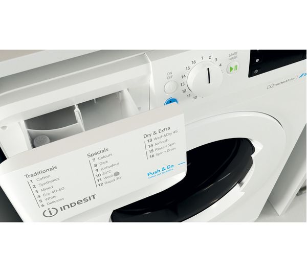 INDESIT BDE 96436X W UK N 9 kg Washer Dryer - White
