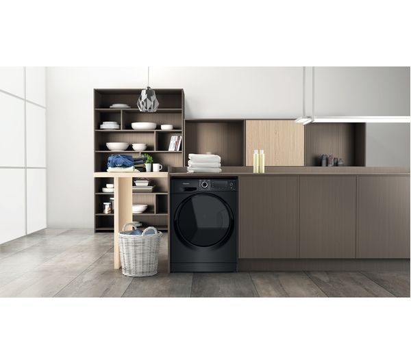 HOTPOINT NDD 8636 BDA UK 8 kg Washer Dryer - Black