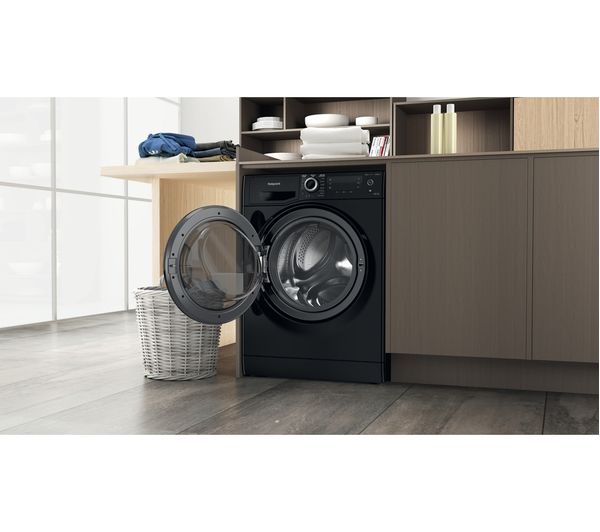 HOTPOINT NDD 8636 BDA UK 8 kg Washer Dryer - Black