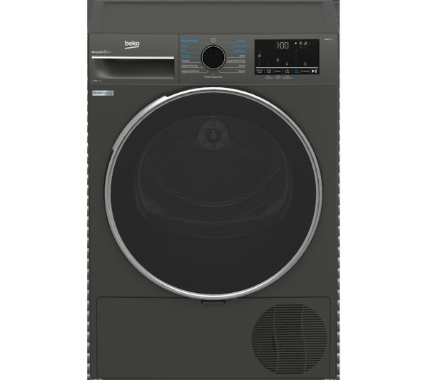 BEKO Pro B5T4923IG 9 kg Heat Pump Tumble Dryer - Graphite