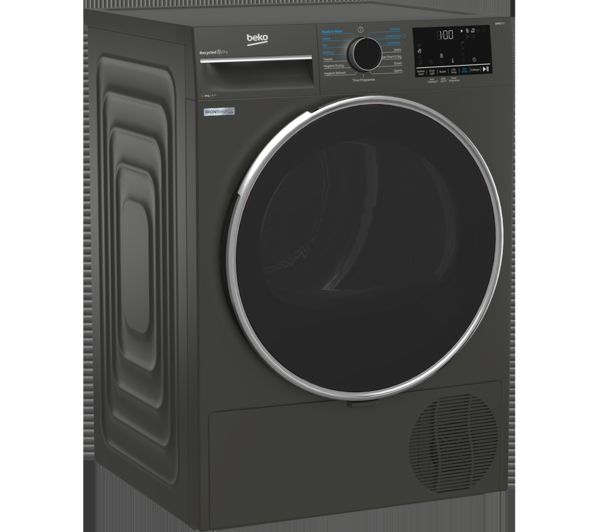 BEKO Pro B5T4923IG 9 kg Heat Pump Tumble Dryer - Graphite