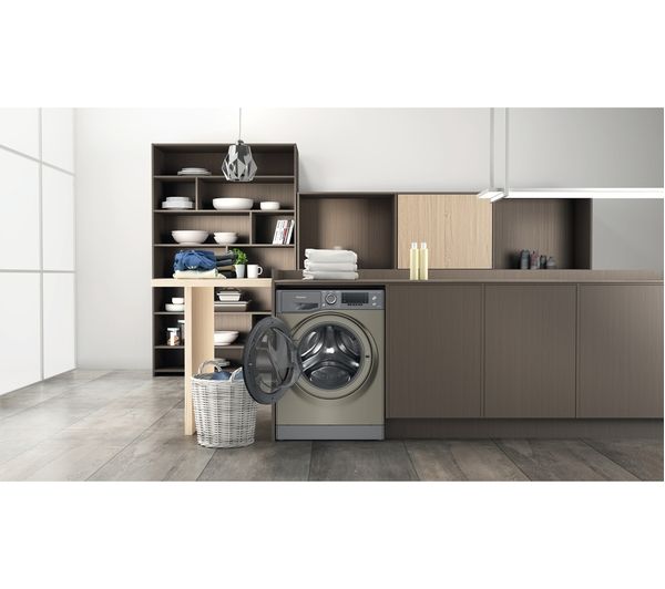 HOTPOINT NDD 8636 GDA UK 8 kg Washer Dryer - Graphite
