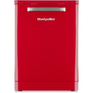 MONTPELLIER MAB1353R Full-size Dishwasher - Red