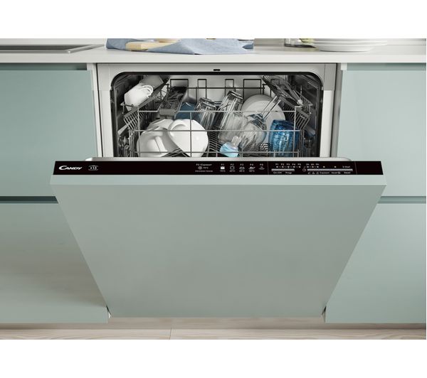 CANDY CI 3D53L0B-80 Full-size Fully Integrated Dishwasher