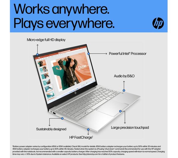 HP Pavilion 14-dv2514sa 14" Laptop - Intel® Core™ i3 256 GB SSD White