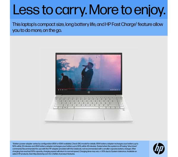 HP Pavilion 14-dv2514sa 14" Laptop - Intel® Core™ i3 256 GB SSD White