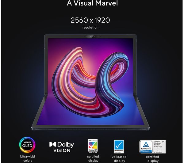 ASUS Zenbook Fold OLED UX9702 17.3" 2 in 1 Foldable Laptop - Intel® Core™ i7 1 TB SSD Black