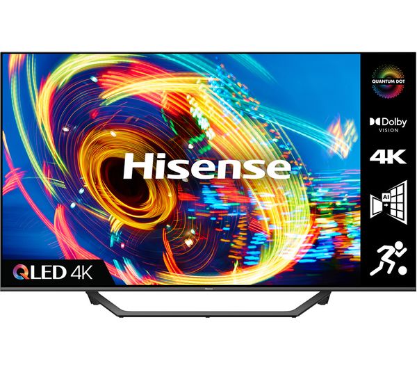 HISENSE 65A7HQTUK 65" Smart 4K Ultra HD HDR QLED TV with Alexa & Google Assistant