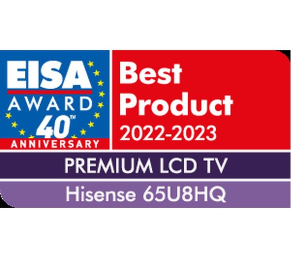 HISENSE 65U8HQTUK 65" 4K Ultra HD HDR Mini-LED ULED TV with Amazon Alexa & Google Assistant
