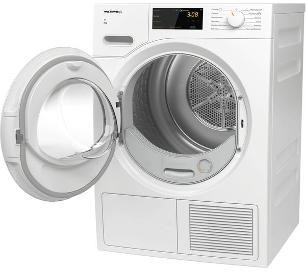 MIELE T1 TWD260WP WiFi-enabled 8 kg Heat Pump Tumble Dryer - White