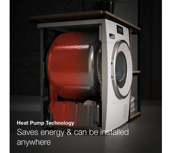 MIELE T1 TWD260WP WiFi-enabled 8 kg Heat Pump Tumble Dryer - White