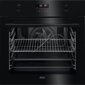 AEG SteamBake BPK556260B Electric Pyrolytic Oven - Black