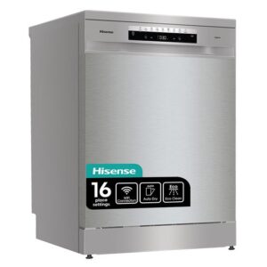 HISENSE HS673C60XUK Full-size WiFi-enabled Dishwasher - Stainless Steel
