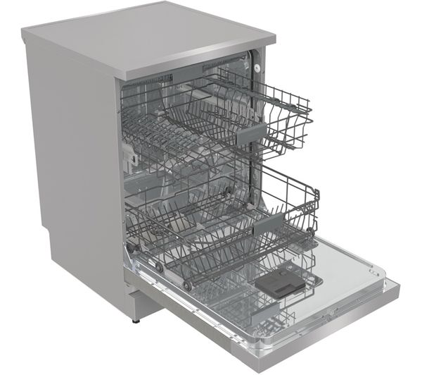 HISENSE HS673C60XUK Full-size WiFi-enabled Dishwasher - Stainless Steel