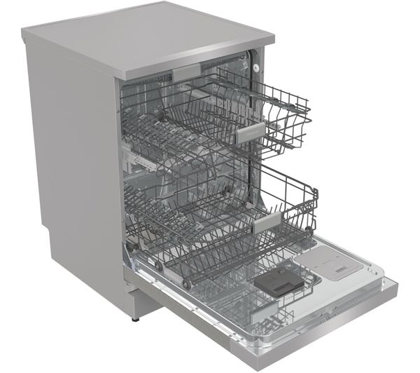 HISENSE Auto Dose HS693C60XADUK Full-size WiFi-enabled Dishwasher - Stainless Steel