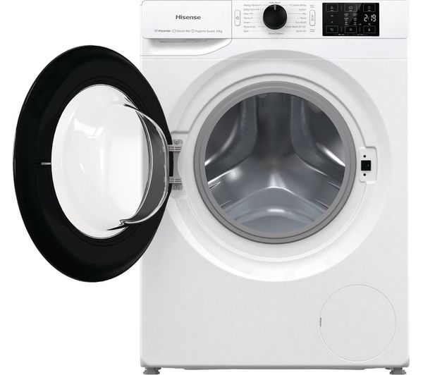 HISENSE 3+ Series WFGC101439VM 10 kg 1400 Spin Washing Machine - White