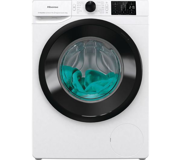 HISENSE 3+ Series WFGC101439VM 10 kg 1400 Spin Washing Machine - White