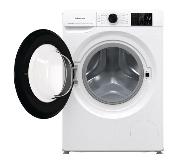 HISENSE 3+ Series WFGC901439VM 9 kg 1400 Spin Washing Machine - White