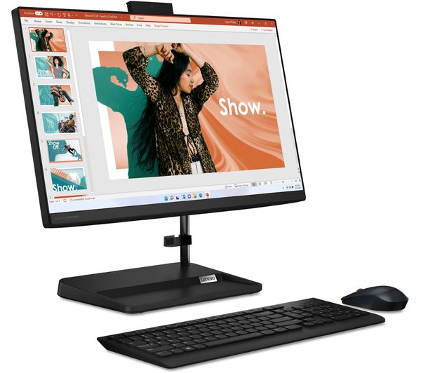 LENOVO IdeaCentre AIO 3i 23.8" All-in-One PC - Intel® Pentium® Gold 256 GB SSD Black