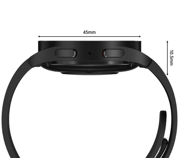 SAMSUNG Galaxy Watch5 Pro 4G with Bixby & Google Assistant - Black Titanium 45 mm