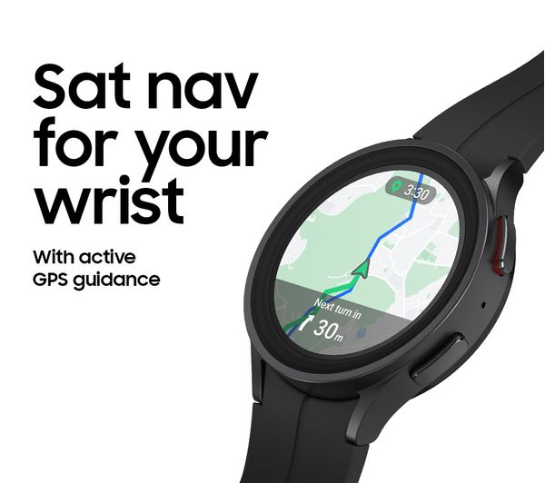 SAMSUNG Galaxy Watch5 Pro 4G with Bixby & Google Assistant - Black Titanium 45 mm