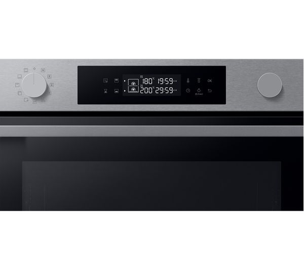 SAMSUNG Series 4 Dual Cook NV7B44205AS U4 Electric Smart Oven - Stainless Steel