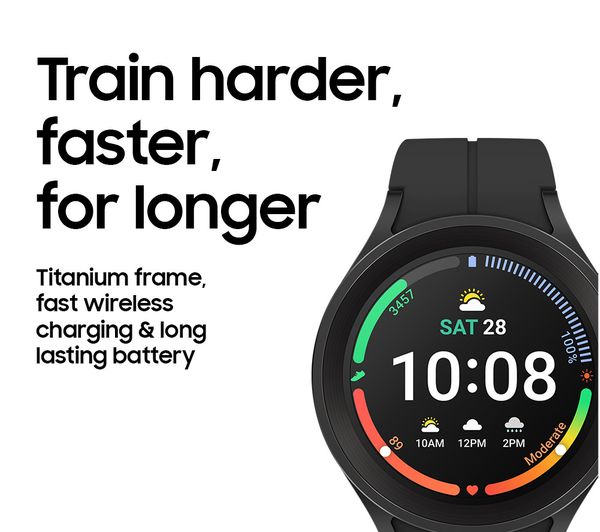 SAMSUNG Galaxy Watch5 Pro 4G with Bixby & Google Assistant - Grey Titanium 45 mm