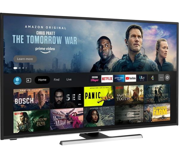 JVC LT-55CF810 Fire TV Edition 55" Smart 4K Ultra HD HDR LED TV with Amazon Alexa