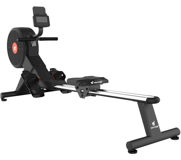 NEW IMAGE FITT Row Smart Bluetooth Rowing Machine - Black & Orange