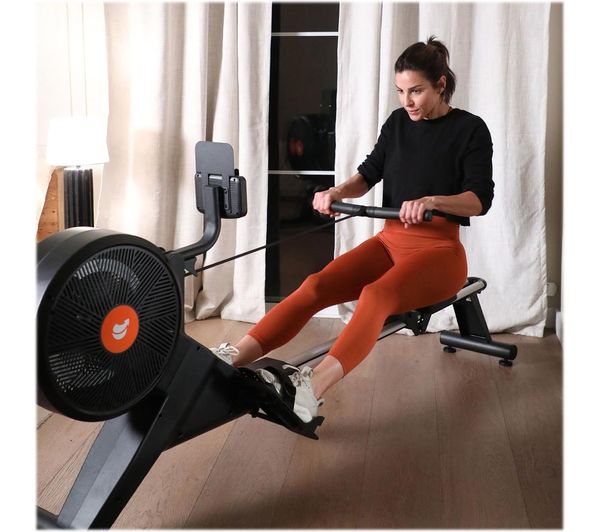 NEW IMAGE FITT Row Smart Bluetooth Rowing Machine - Black & Orange