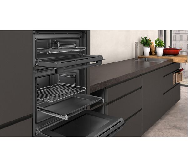 NEFF N50 U1ACE2HG0B Electric Double Oven - Graphite