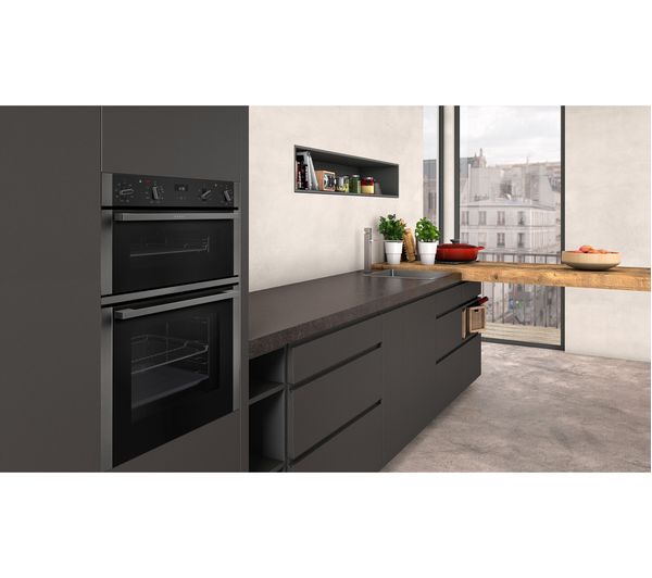 NEFF N50 U1ACE2HG0B Electric Double Oven - Graphite