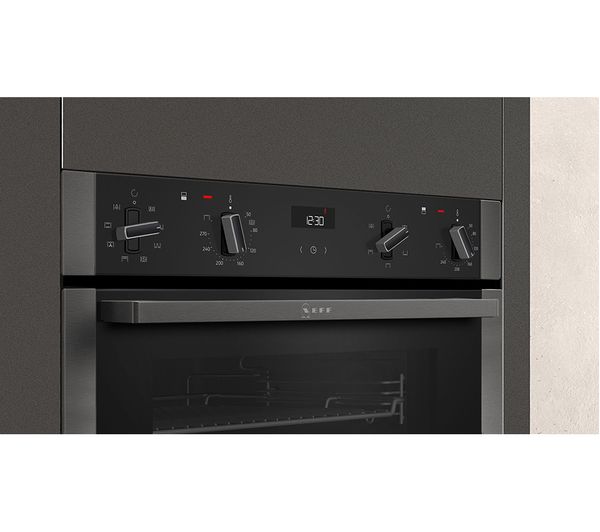 NEFF N50 U1ACE2HG0B Electric Double Oven - Graphite