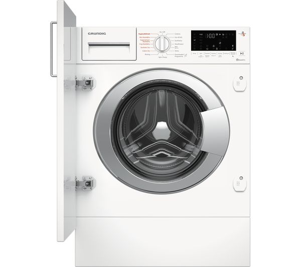 GRUNDIG GWDI8542 Integrated Bluetooth 8 kg Washer Dryer