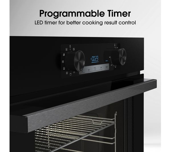 HISENSE BI64211PB Electric Pyrolytic Oven - Black
