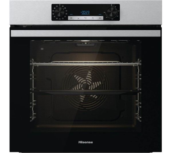 HISENSE BI64211PX Electric Pyrolytic Oven - Black & Stainless Steel