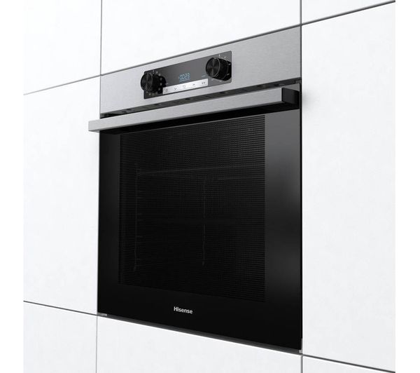 HISENSE BI64211PX Electric Pyrolytic Oven - Black & Stainless Steel
