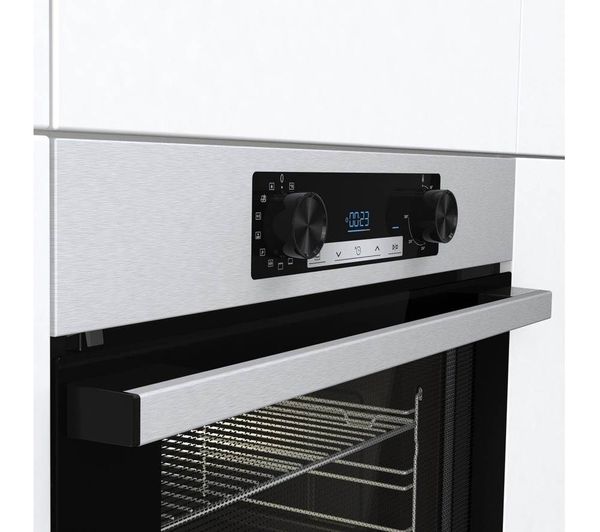 HISENSE BI64211PX Electric Pyrolytic Oven - Black & Stainless Steel