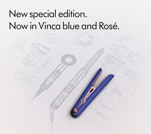 DYSON Corrale Hair Straightener Special Edition Gift Set - Vinca Blue & Rosé