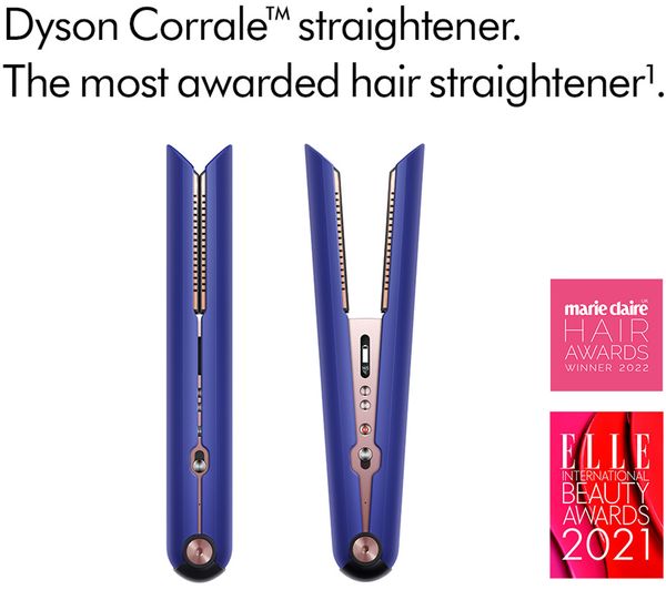 DYSON Corrale Hair Straightener Special Edition Gift Set - Vinca Blue & Rosé