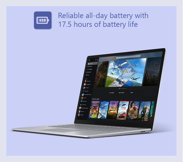 MICROSOFT 15" Surface Laptop 5 - Intel® Core™ i7 256 GB SSD Platinum