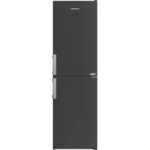 GRUNDIG VitaminZone GKN4582VPZ 50 50 Fridge Freezer - Black Steel