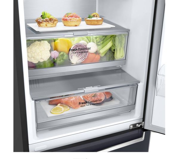 LG Centum GBB92MCABP Smart 70 30 Fridge Freezer - Matte Black