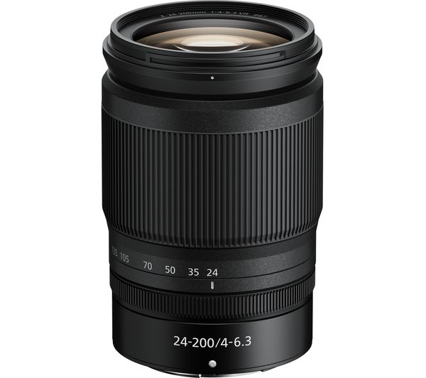NIKON NIKKOR Z 24-200 mm f 4-6.3 VR Telephoto Zoom Lens