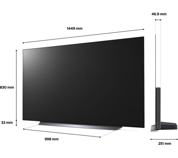 LG OLED65CS6LA 65" Smart 4K Ultra HD HDR OLED TV with Google Assistant & Amazon Alexa