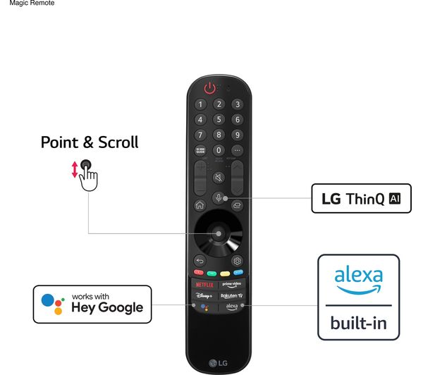 LG OLED65CS6LA 65" Smart 4K Ultra HD HDR OLED TV with Google Assistant & Amazon Alexa