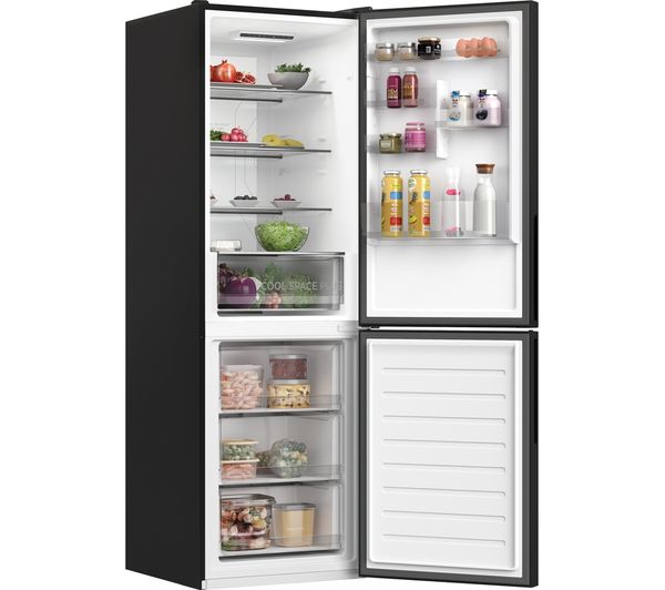 HOOVER HOCE4T618EBK Smart 60 40 Fridge Freezer - Black