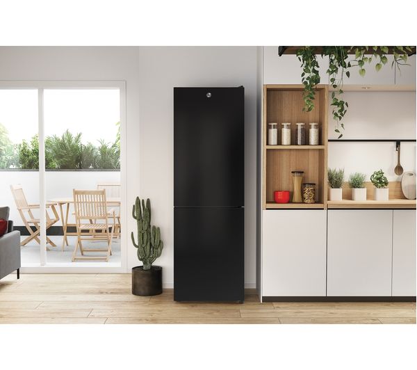 HOOVER HOCE4T618EBK Smart 60 40 Fridge Freezer - Black