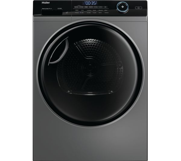 HAIER I-Pro Series 5 HD90-A3959S WiFi-enabled 9 kg Heat Pump Tumble Dryer - Graphite